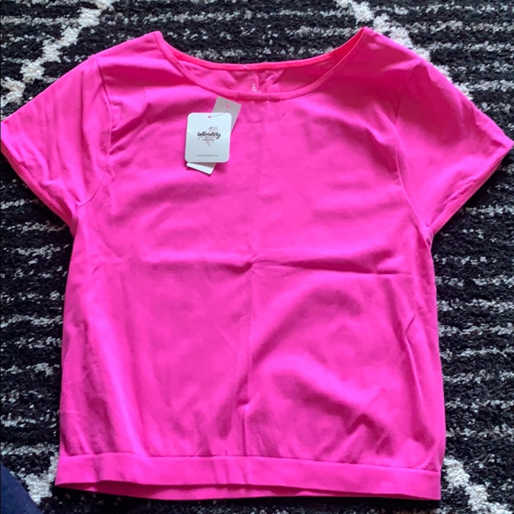 Hot pink crop